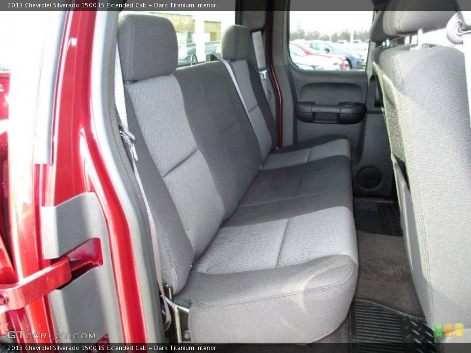 Dark Titanium Interior Rear Seat for the 2013 Chevrolet Silverado 1500 LS Extended Cab #74054285