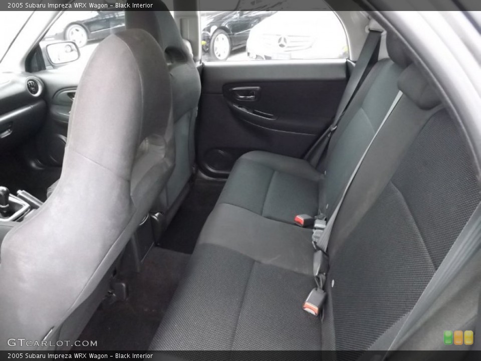 Black Interior Rear Seat for the 2005 Subaru Impreza WRX Wagon #74054435