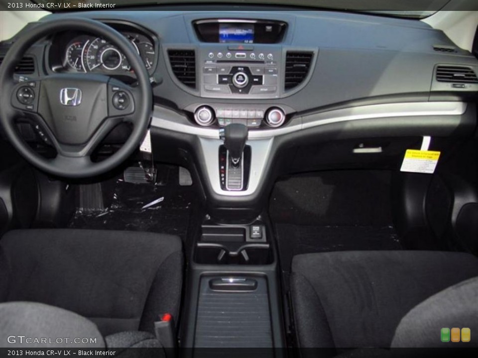 Black Interior Dashboard for the 2013 Honda CR-V LX #74054447