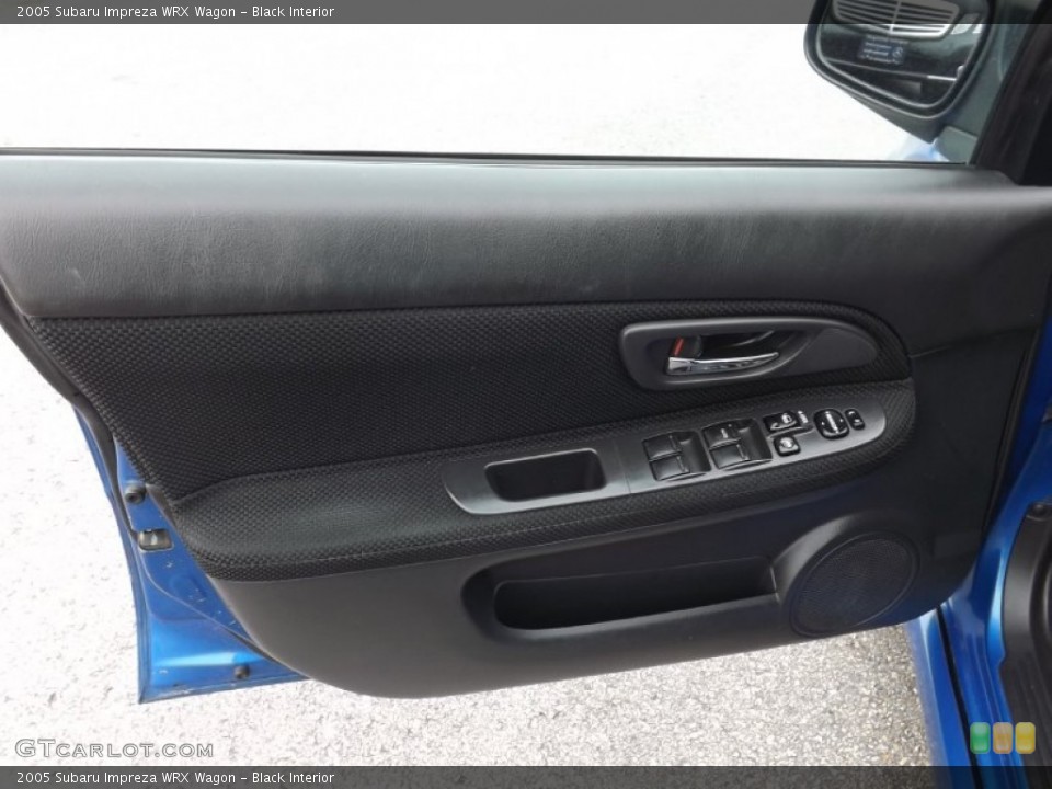 Black Interior Door Panel for the 2005 Subaru Impreza WRX Wagon #74054504