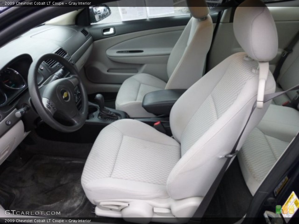 Gray Interior Front Seat for the 2009 Chevrolet Cobalt LT Coupe #74054642