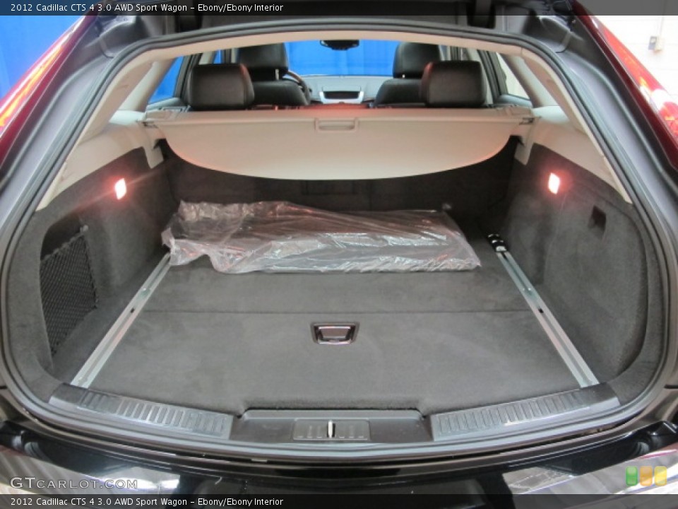 Ebony/Ebony Interior Trunk for the 2012 Cadillac CTS 4 3.0 AWD Sport Wagon #74054918