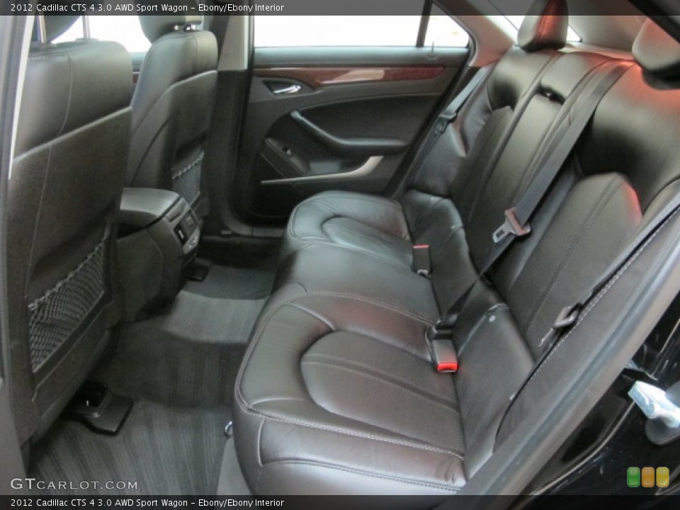 Ebony/Ebony Interior Rear Seat for the 2012 Cadillac CTS 4 3.0 AWD Sport Wagon #74055090