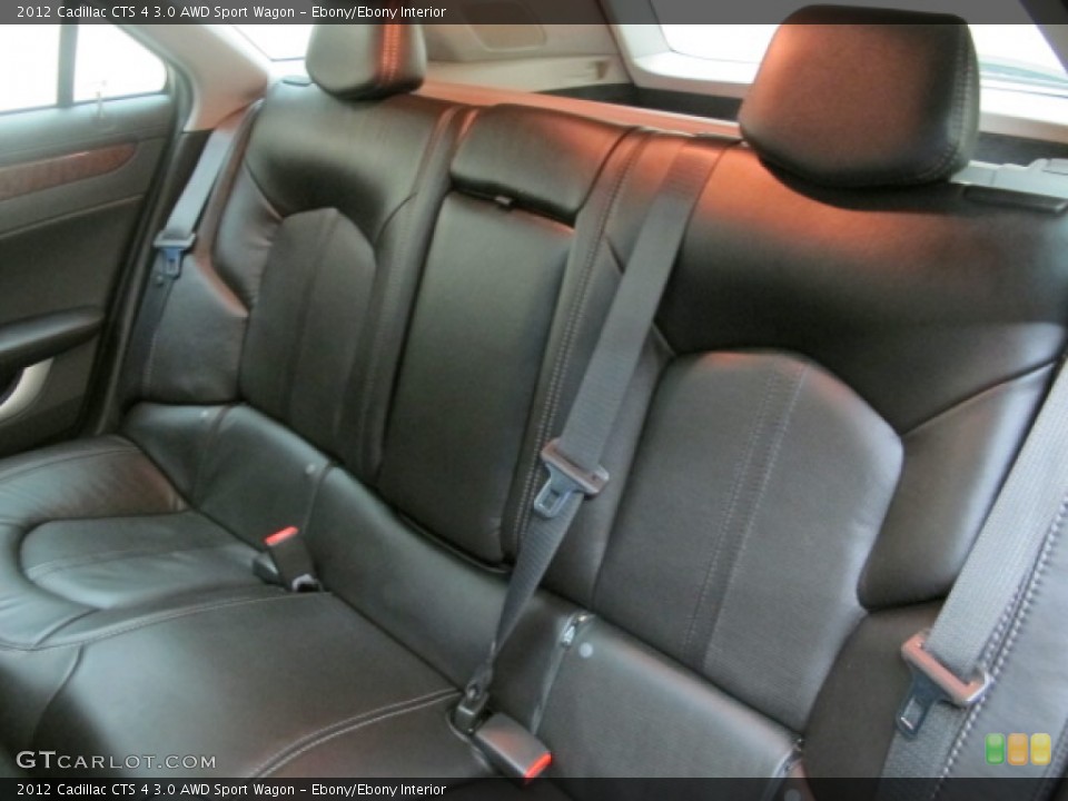 Ebony/Ebony Interior Rear Seat for the 2012 Cadillac CTS 4 3.0 AWD Sport Wagon #74055112