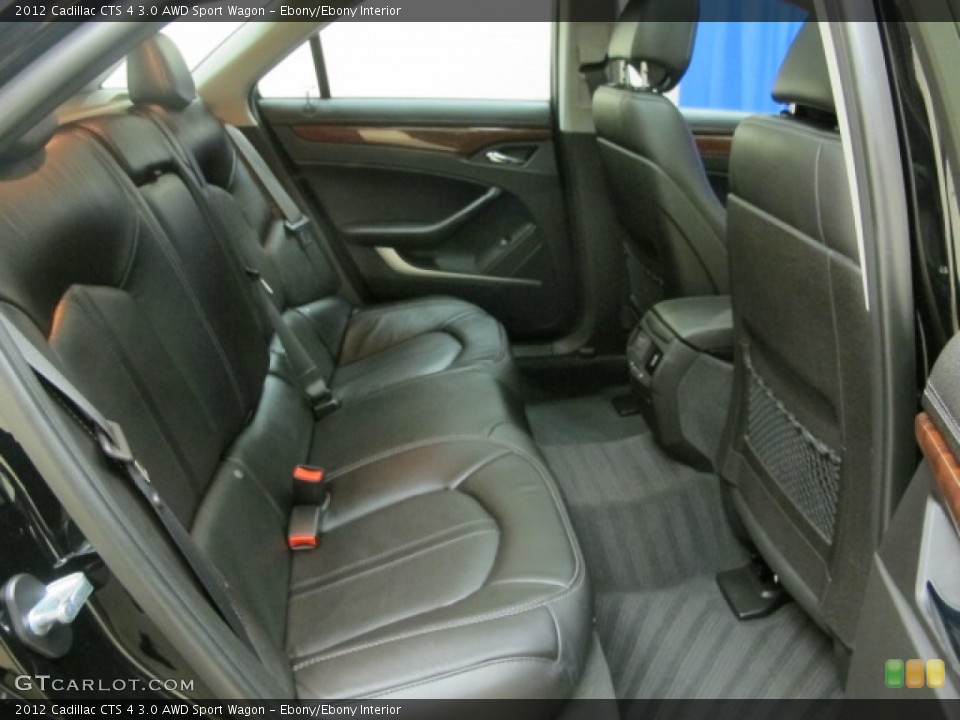 Ebony/Ebony Interior Photo for the 2012 Cadillac CTS 4 3.0 AWD Sport Wagon #74055131