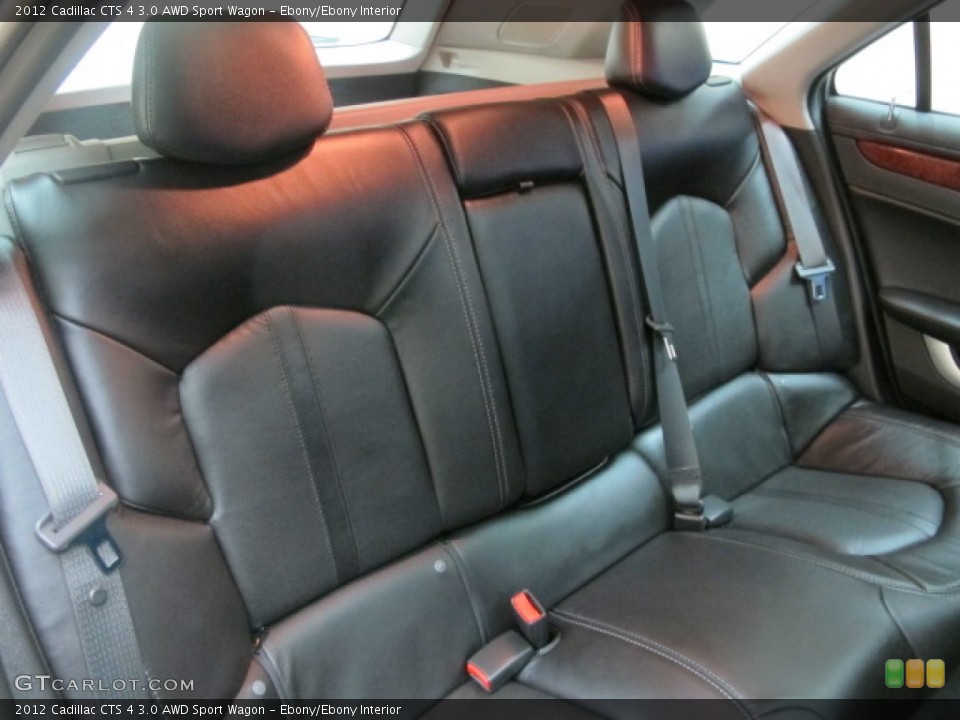 Ebony/Ebony Interior Photo for the 2012 Cadillac CTS 4 3.0 AWD Sport Wagon #74055157