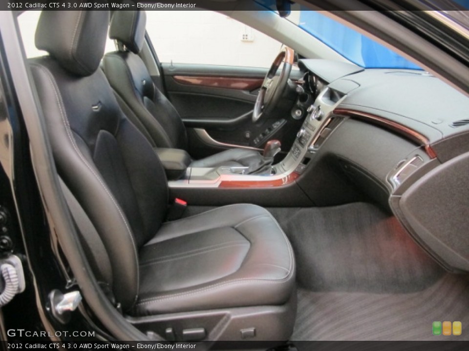 Ebony/Ebony Interior Photo for the 2012 Cadillac CTS 4 3.0 AWD Sport Wagon #74055178