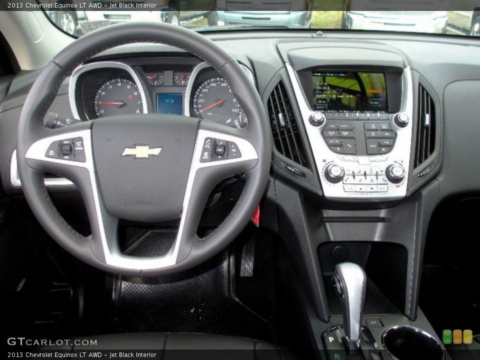 Jet Black Interior Dashboard for the 2013 Chevrolet Equinox LT AWD #74055200