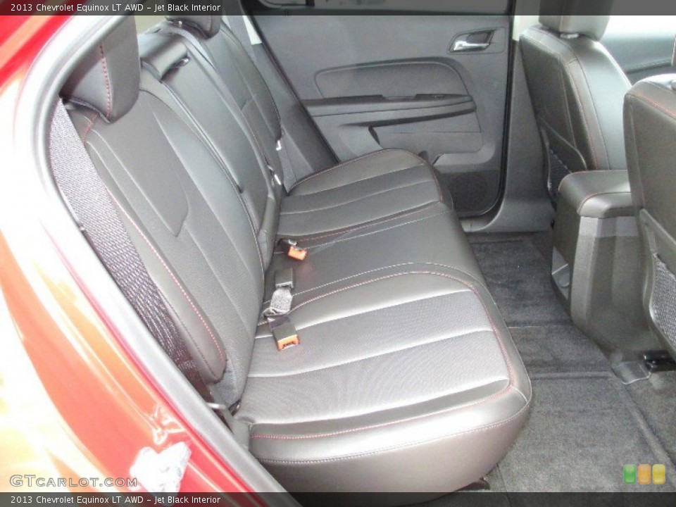 Jet Black Interior Rear Seat for the 2013 Chevrolet Equinox LT AWD #74055516