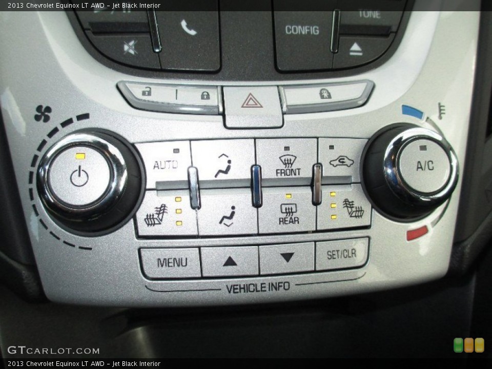 Jet Black Interior Controls for the 2013 Chevrolet Equinox LT AWD #74055635