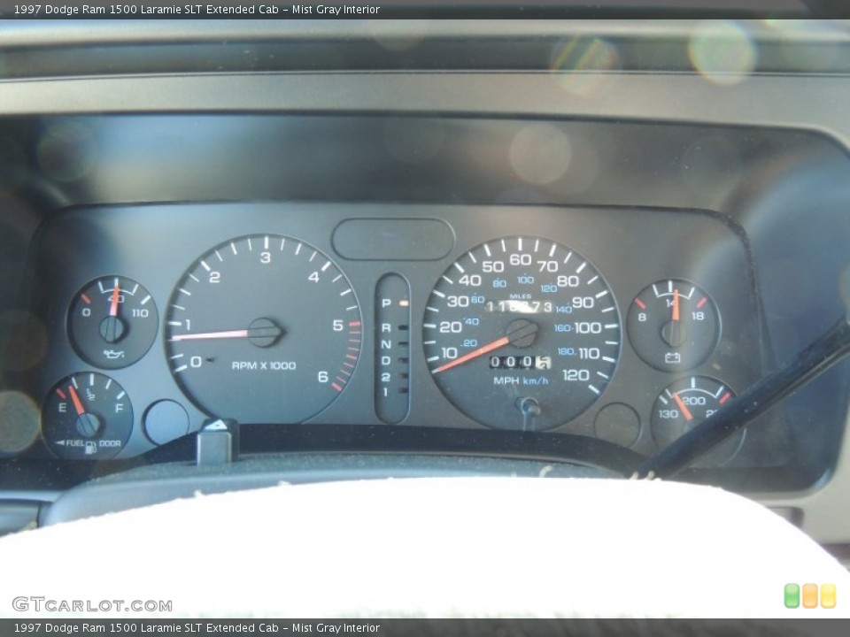 Mist Gray Interior Gauges for the 1997 Dodge Ram 1500 Laramie SLT Extended Cab #74055688