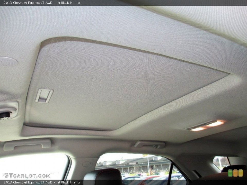 Jet Black Interior Sunroof for the 2013 Chevrolet Equinox LT AWD #74055725