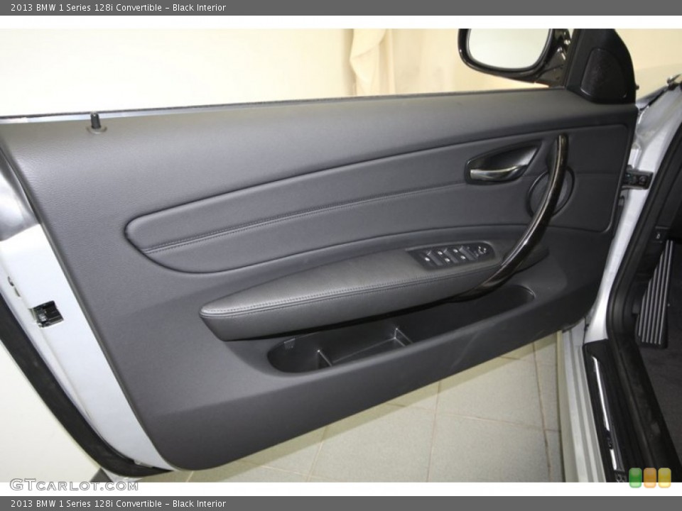 Black Interior Door Panel for the 2013 BMW 1 Series 128i Convertible #74056091
