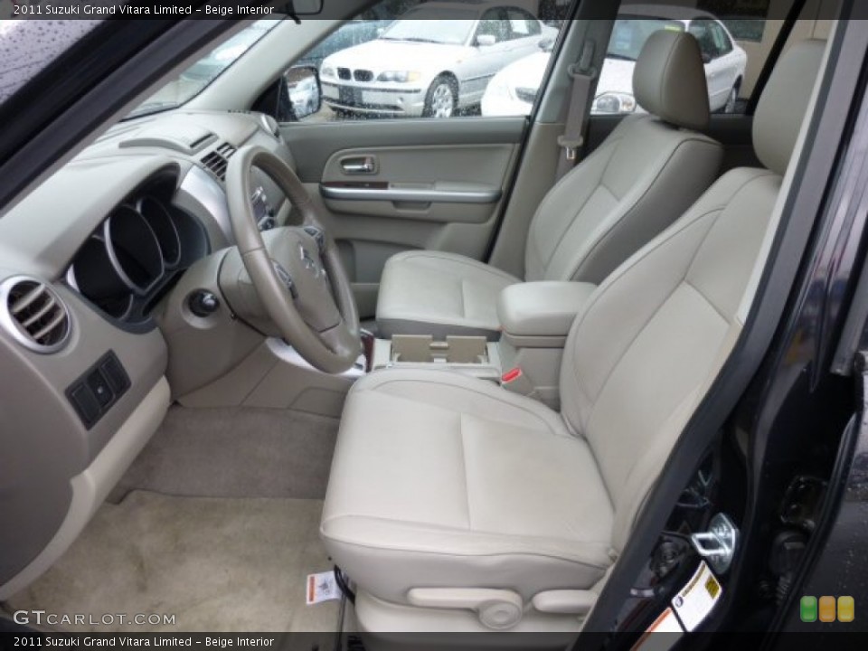 Beige Interior Front Seat for the 2011 Suzuki Grand Vitara Limited #74056175