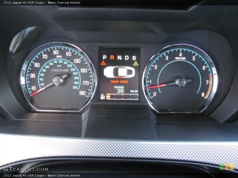 Warm Charcoal Interior Gauges for the 2013 Jaguar XK XKR Coupe #74056376