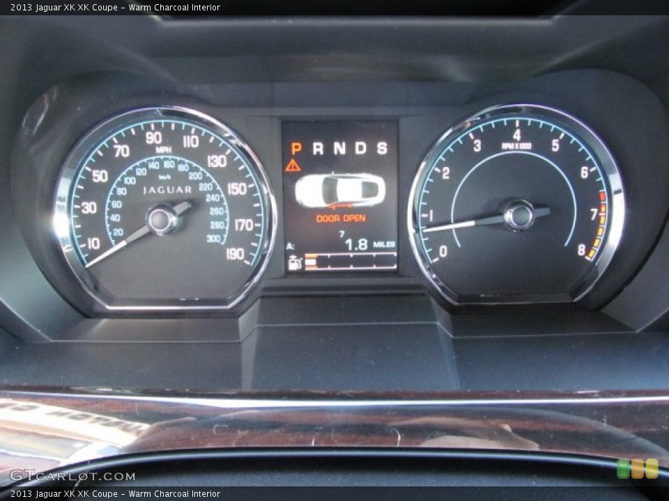 Warm Charcoal Interior Gauges for the 2013 Jaguar XK XK Coupe #74056793