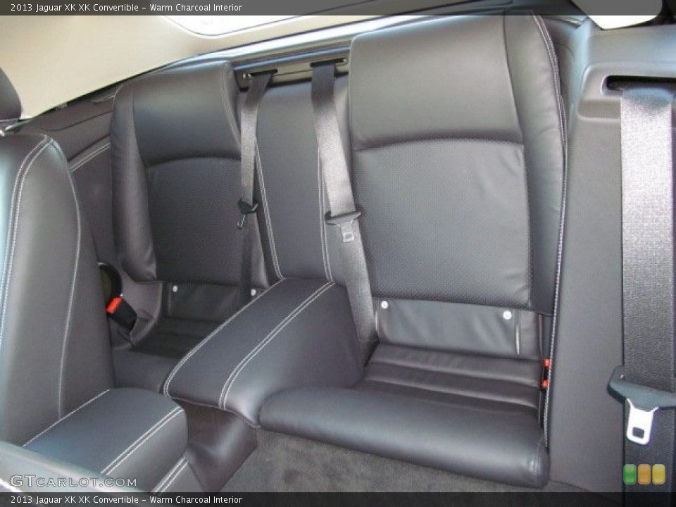 Warm Charcoal Interior Rear Seat for the 2013 Jaguar XK XK Convertible #74056946