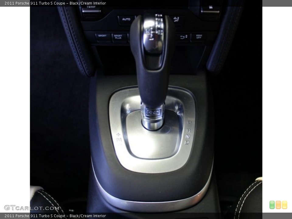 Black/Cream Interior Transmission for the 2011 Porsche 911 Turbo S Coupe #74056979