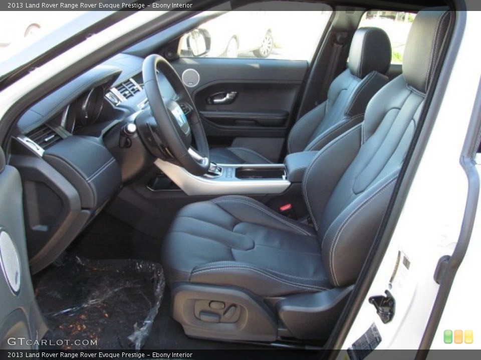 Ebony Interior Photo for the 2013 Land Rover Range Rover Evoque Prestige #74057306