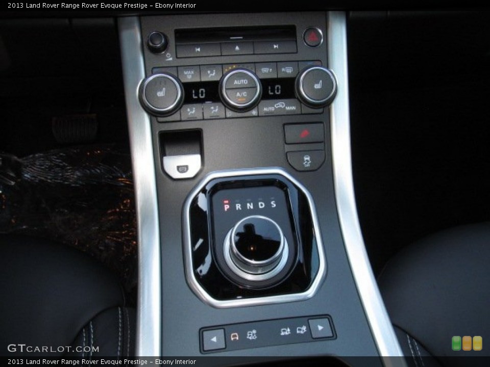 Ebony Interior Transmission for the 2013 Land Rover Range Rover Evoque Prestige #74057513