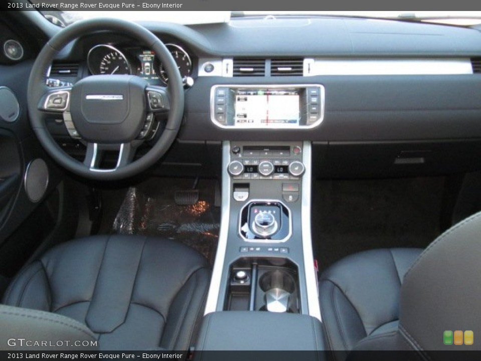 Ebony Interior Dashboard for the 2013 Land Rover Range Rover Evoque Pure #74057675
