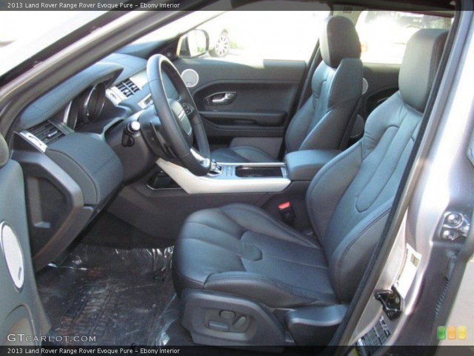 Ebony Interior Front Seat for the 2013 Land Rover Range Rover Evoque Pure #74057696