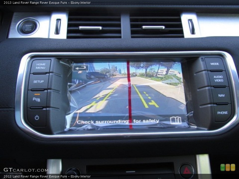 Ebony Interior Controls for the 2013 Land Rover Range Rover Evoque Pure #74057939