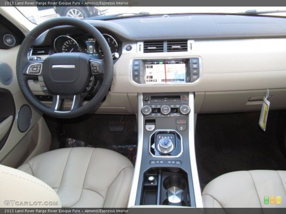 Almond/Espresso Interior Dashboard for the 2013 Land Rover Range Rover Evoque Pure #74058083