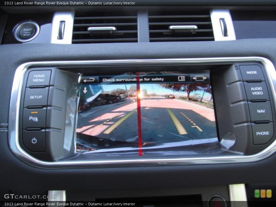 Dynamic Lunar/Ivory Interior Controls for the 2013 Land Rover Range Rover Evoque Dynamic #74058755