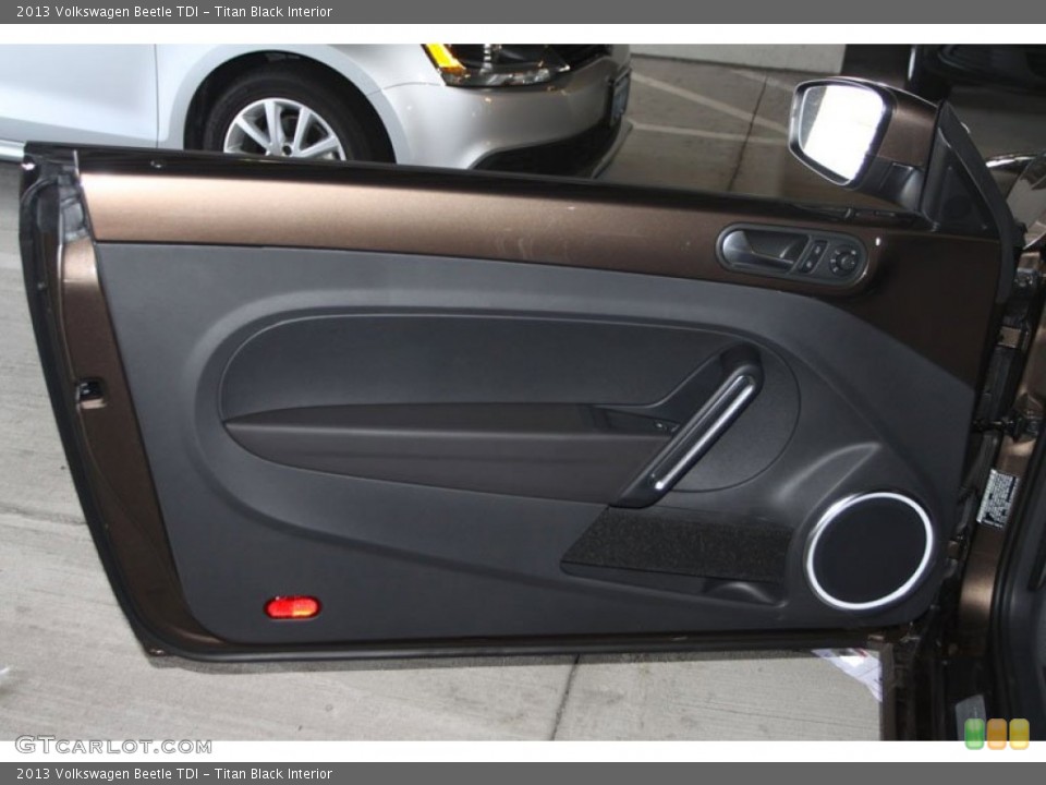 Titan Black Interior Door Panel for the 2013 Volkswagen Beetle TDI #74059217