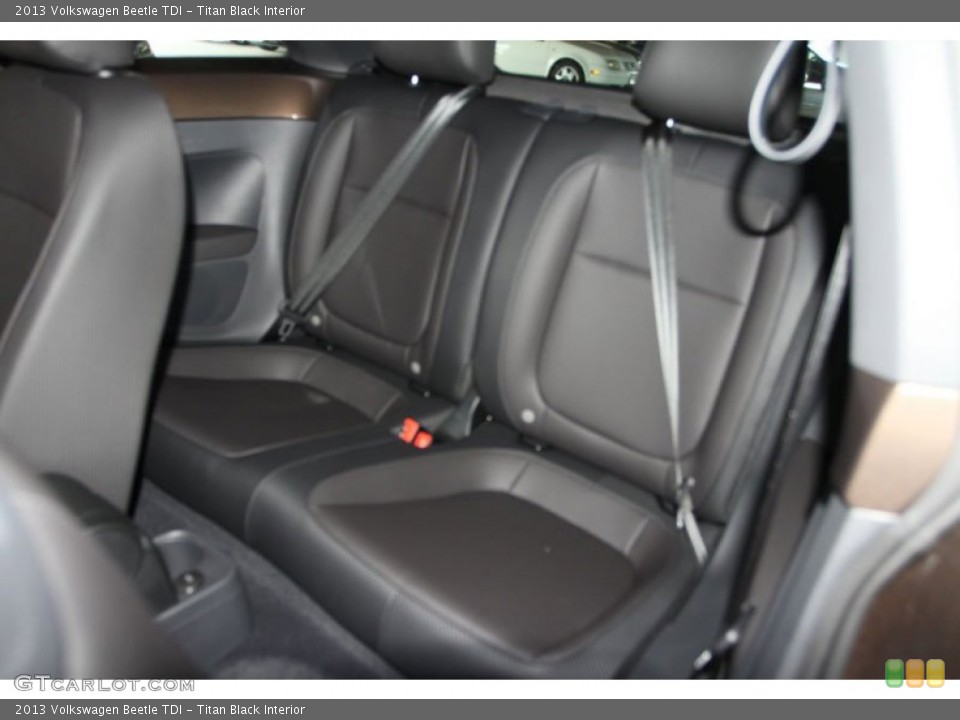 Titan Black Interior Rear Seat for the 2013 Volkswagen Beetle TDI #74059283