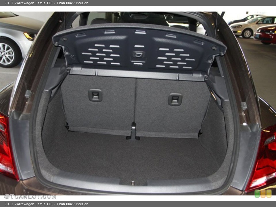 Titan Black Interior Trunk for the 2013 Volkswagen Beetle TDI #74059396