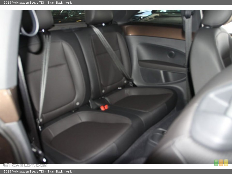 Titan Black Interior Rear Seat for the 2013 Volkswagen Beetle TDI #74059466