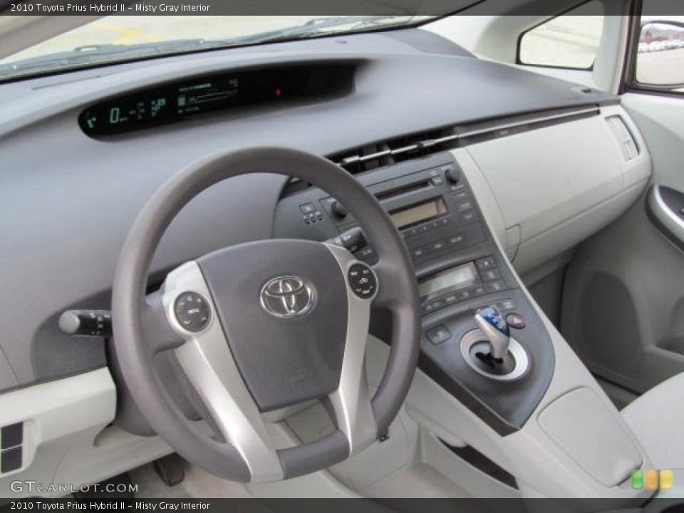 Misty Gray Interior Dashboard for the 2010 Toyota Prius Hybrid II #74060600
