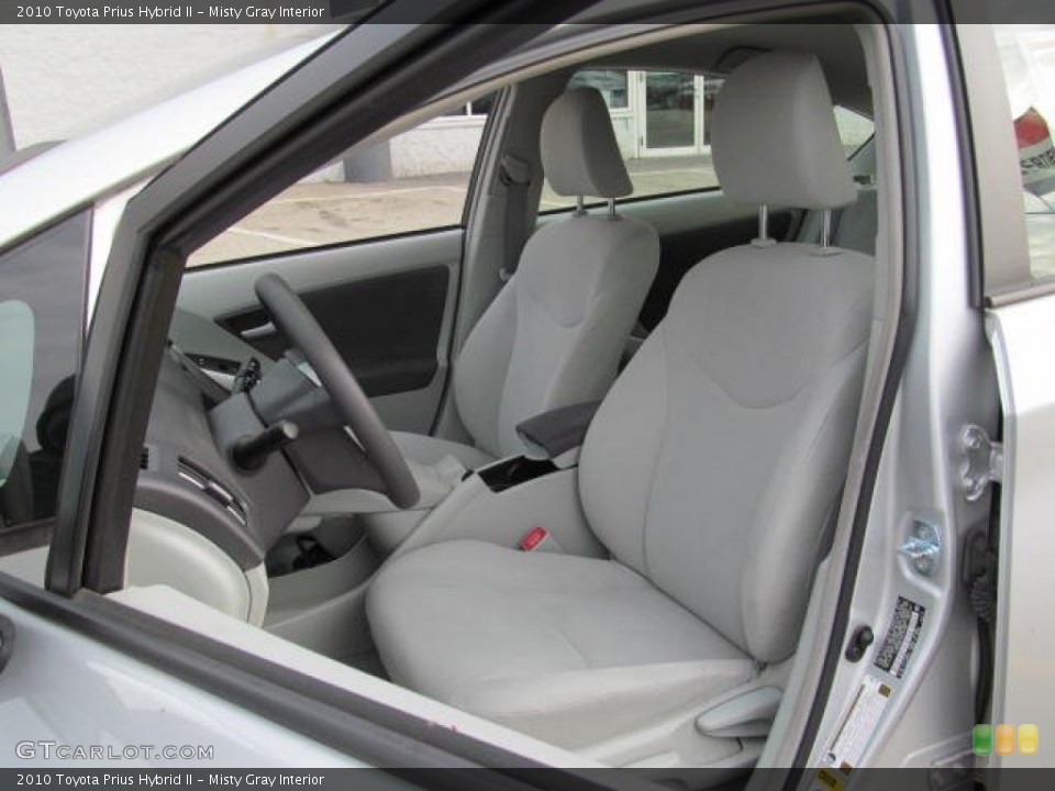 Misty Gray Interior Front Seat for the 2010 Toyota Prius Hybrid II #74060619