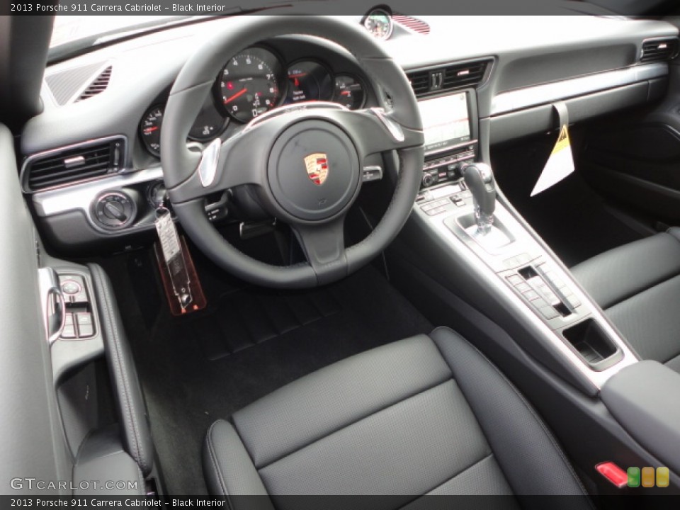 Black Interior Prime Interior for the 2013 Porsche 911 Carrera Cabriolet #74060825