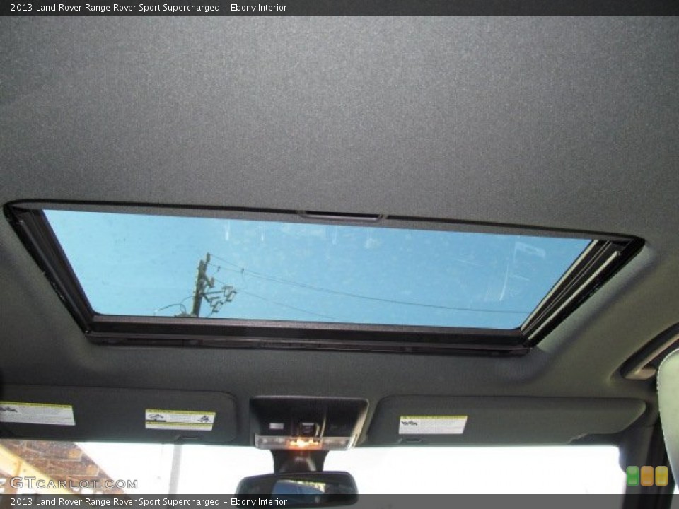 Ebony Interior Sunroof for the 2013 Land Rover Range Rover Sport Supercharged #74061134