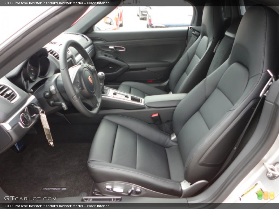 Black Interior Photo for the 2013 Porsche Boxster  #74061383