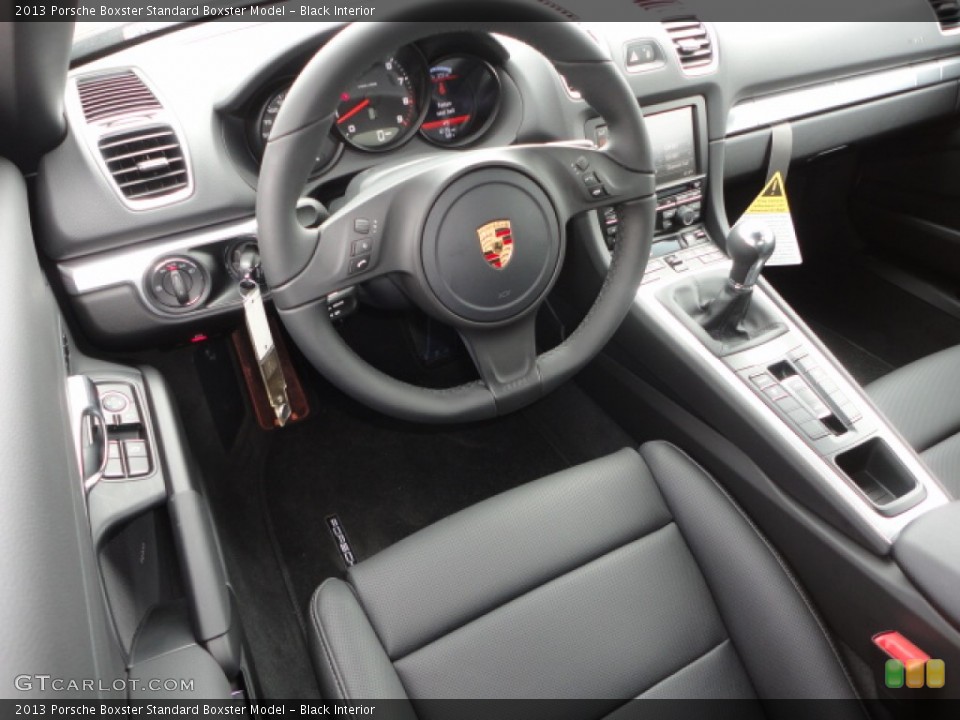 Black Interior Prime Interior for the 2013 Porsche Boxster  #74061410