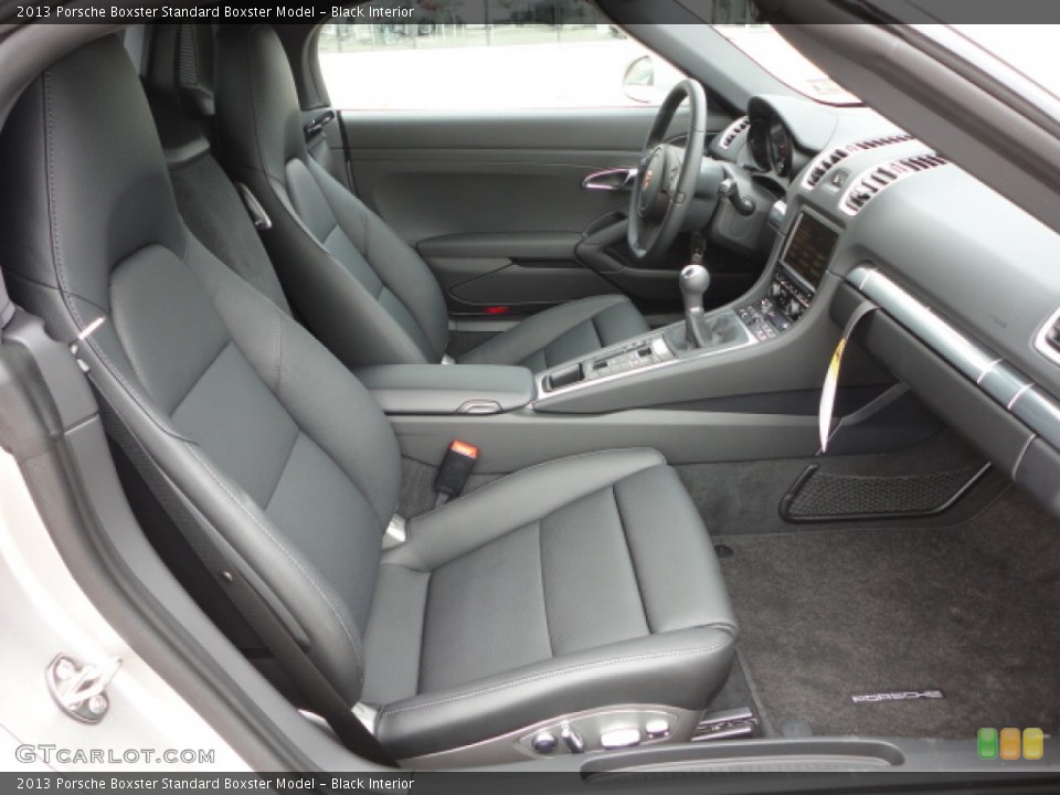 Black Interior Front Seat for the 2013 Porsche Boxster  #74061450