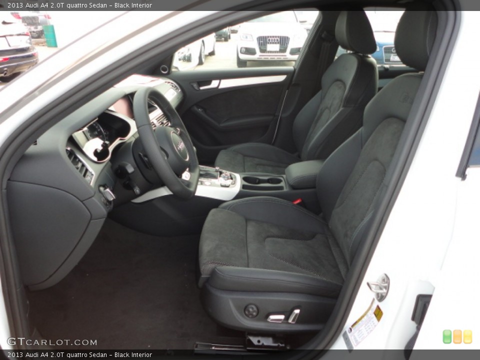 Black Interior Front Seat for the 2013 Audi A4 2.0T quattro Sedan #74065070
