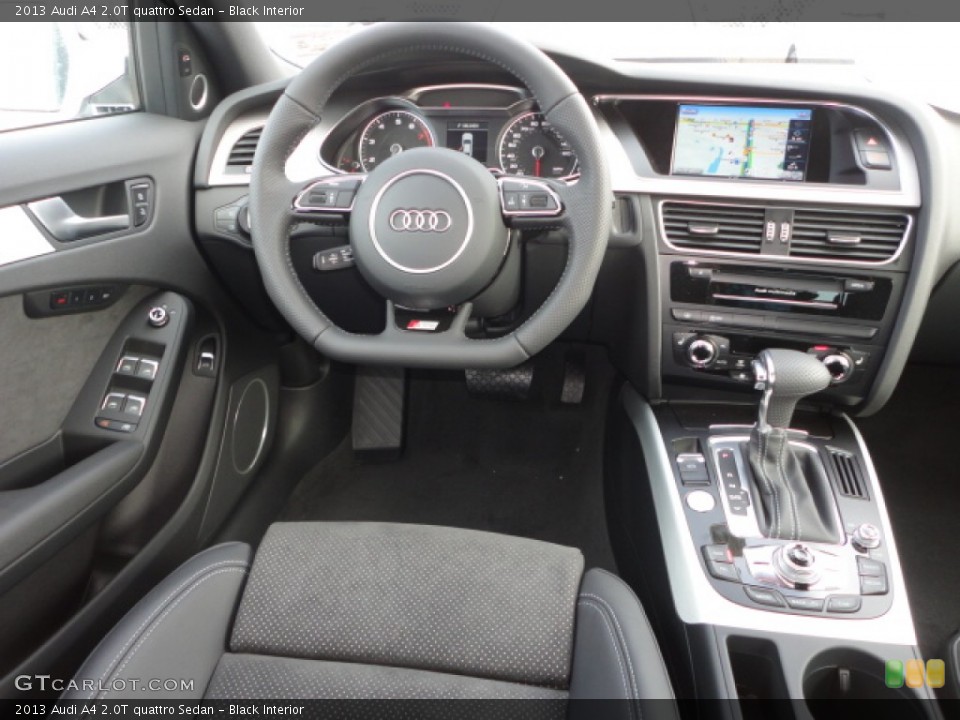 Black Interior Dashboard for the 2013 Audi A4 2.0T quattro Sedan #74065154