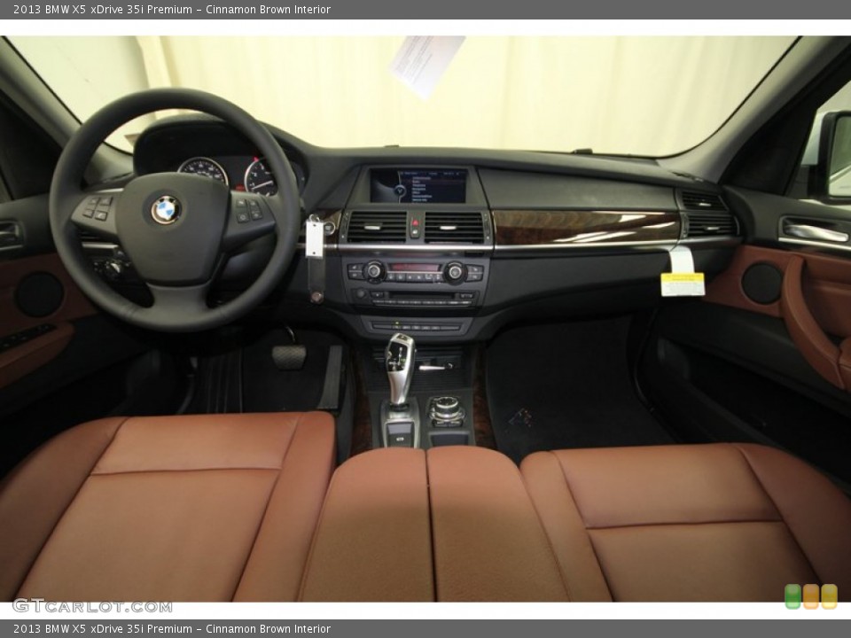 Cinnamon Brown Interior Dashboard for the 2013 BMW X5 xDrive 35i Premium #74065287