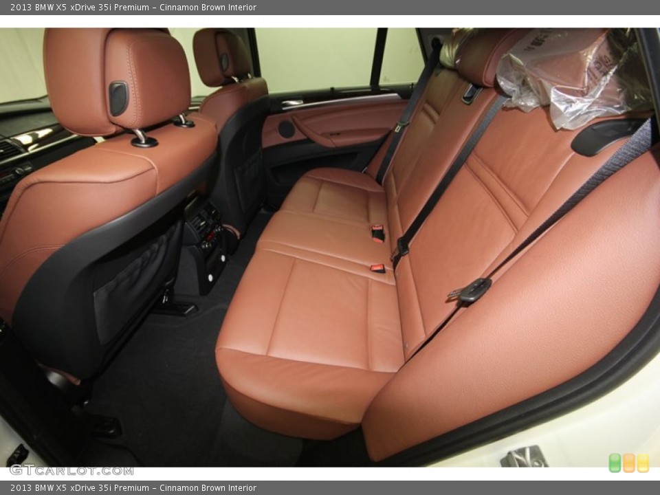 Cinnamon Brown Interior Rear Seat for the 2013 BMW X5 xDrive 35i Premium #74065461