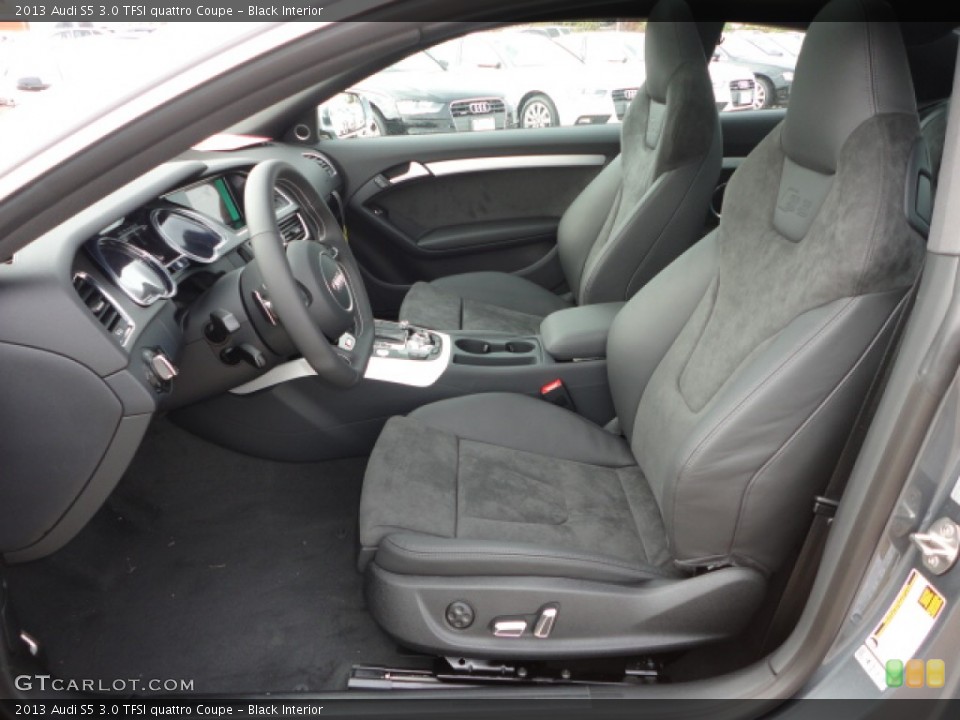 Black Interior Front Seat for the 2013 Audi S5 3.0 TFSI quattro Coupe #74066314