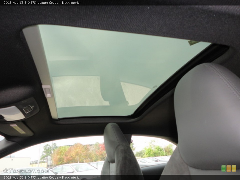 Black Interior Sunroof for the 2013 Audi S5 3.0 TFSI quattro Coupe #74066398