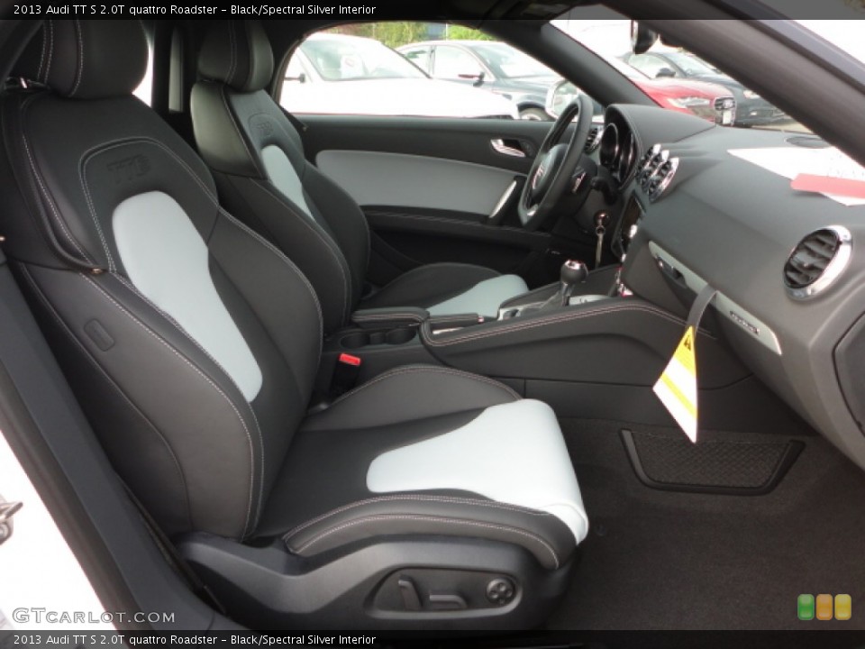 Black/Spectral Silver Interior Photo for the 2013 Audi TT S 2.0T quattro Roadster #74066657