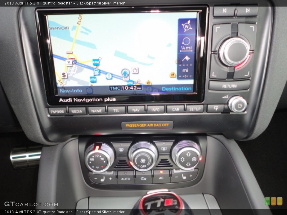 Black/Spectral Silver Interior Navigation for the 2013 Audi TT S 2.0T quattro Roadster #74066684