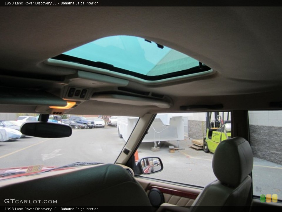 Bahama Beige Interior Sunroof for the 1998 Land Rover Discovery LE #74067404