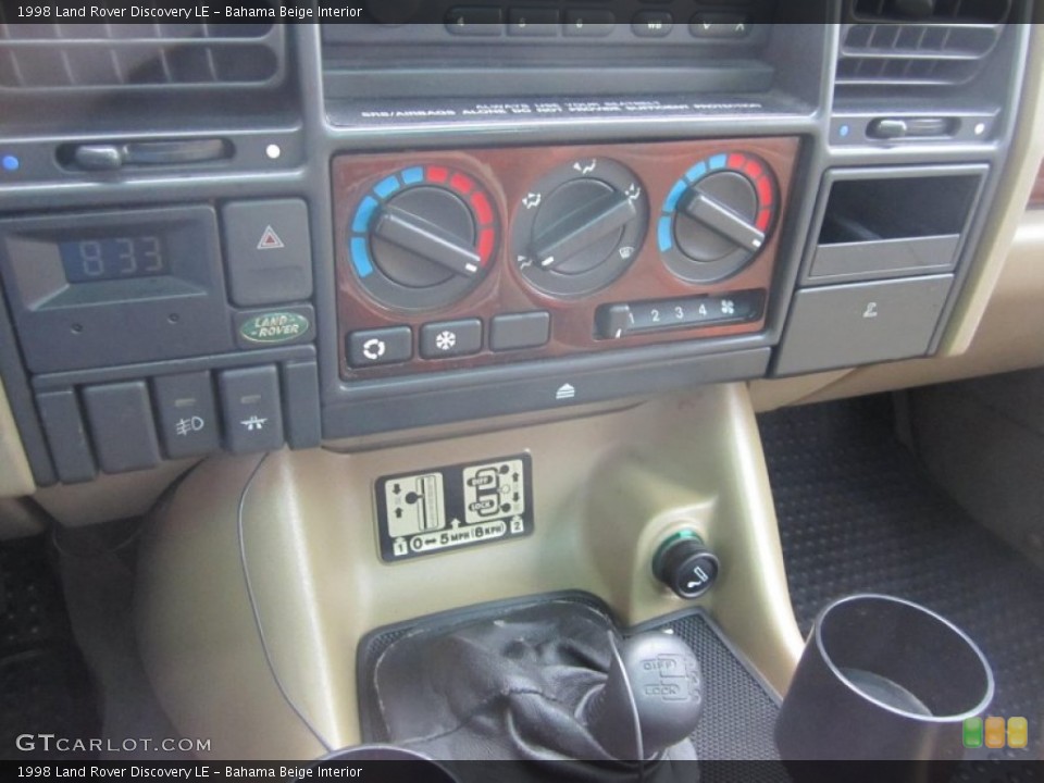 Bahama Beige Interior Controls for the 1998 Land Rover Discovery LE #74067455